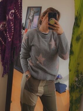 Lou & Grey sparkle star sweater